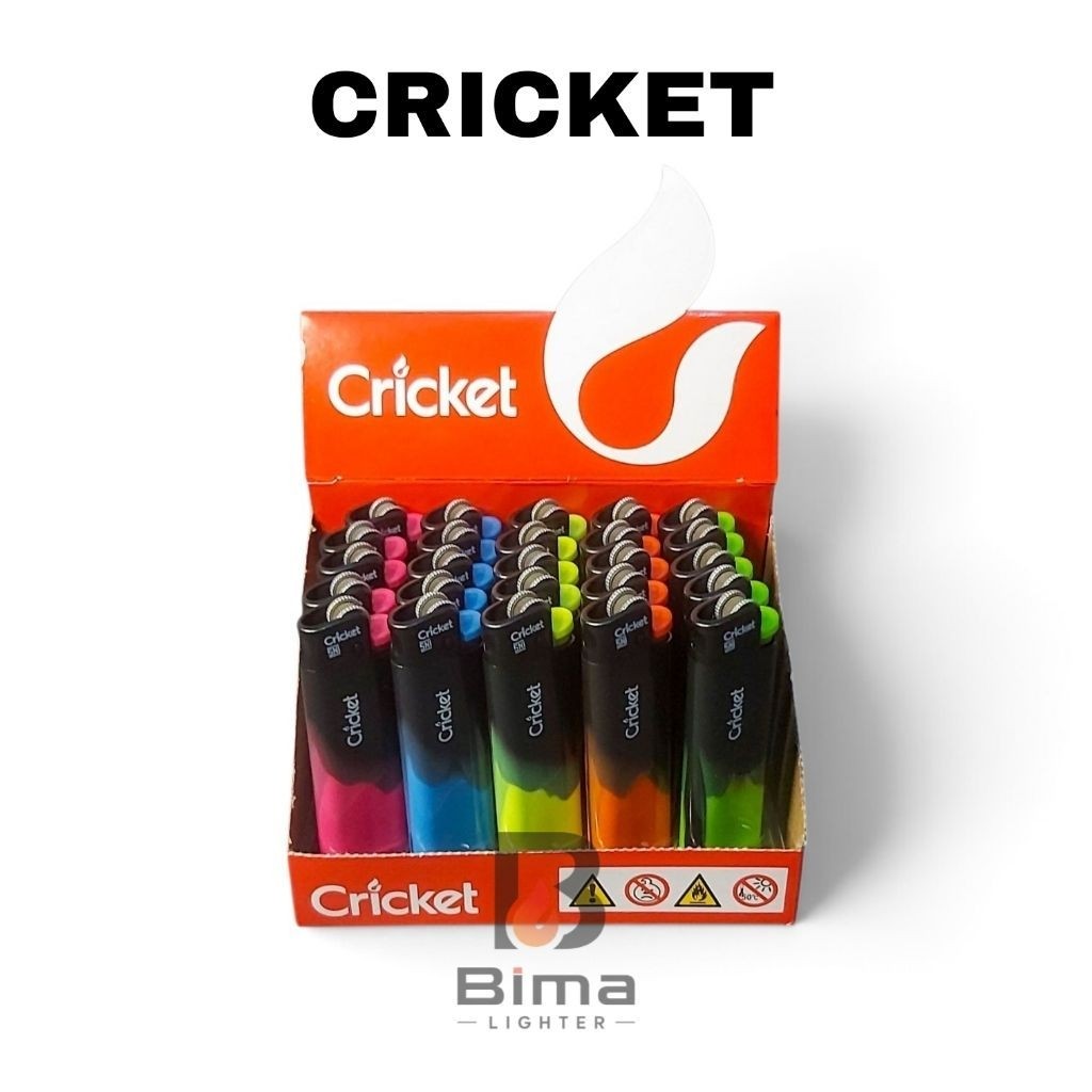 Korek Api Cricket - Lighter Cricket - Fusion 3 Intense 100% - Harga 1 box isi 25pcs