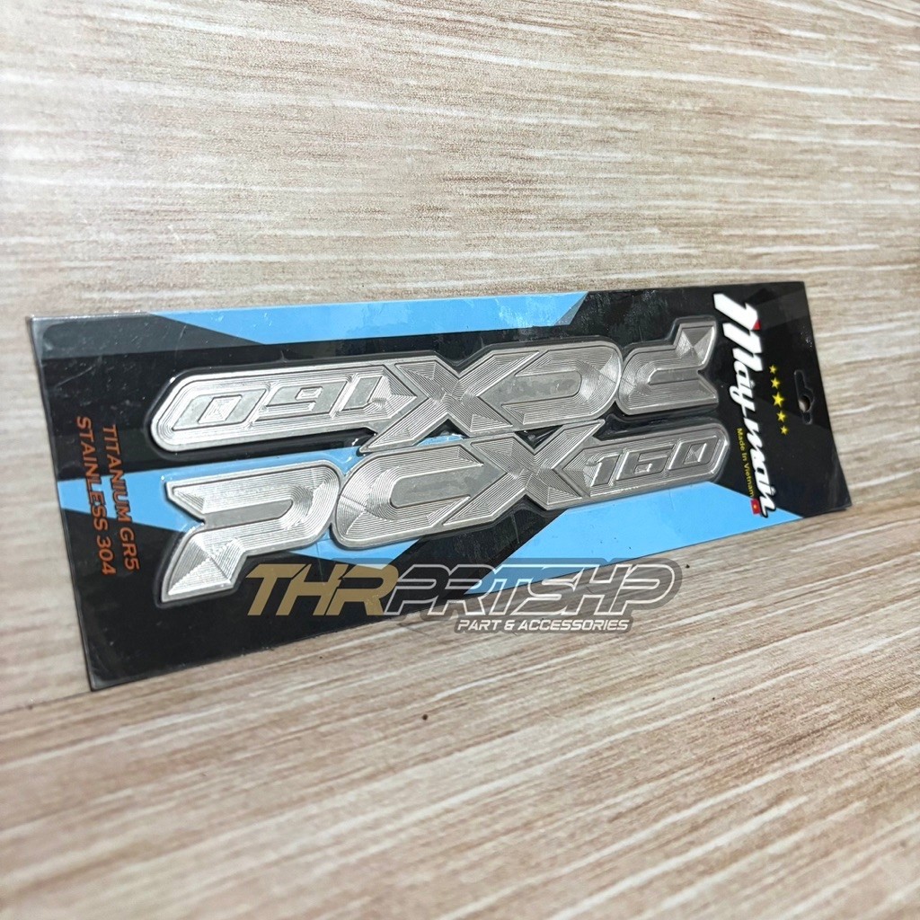 Emblem Body PCX160 TITANIUM Silver