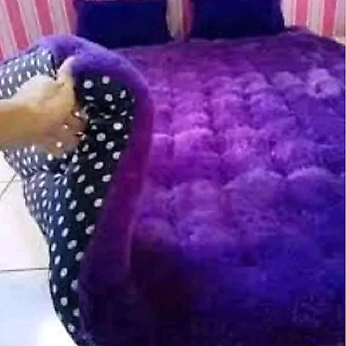 Promo Cod Kasur Lantai Bulu + 2 Bantal 105X165Cm Tebal 10Cm Furniture Original