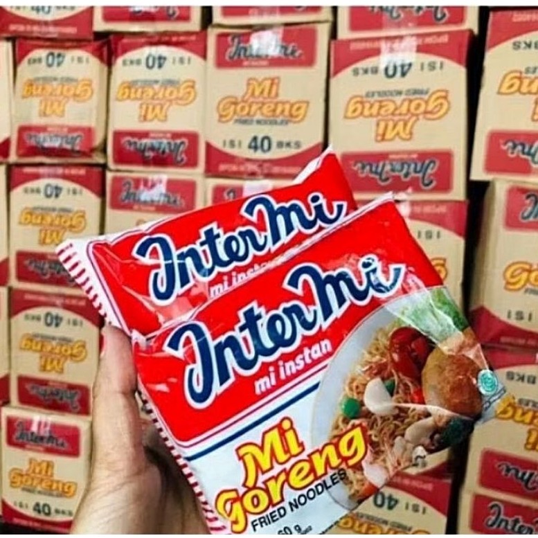 INTERMI 1 DUS ISI 40 / INTERMI 1 KARTON / Mie instan Intermi goreng 40 Pcs - Praktis, Lezat,  Hemat.