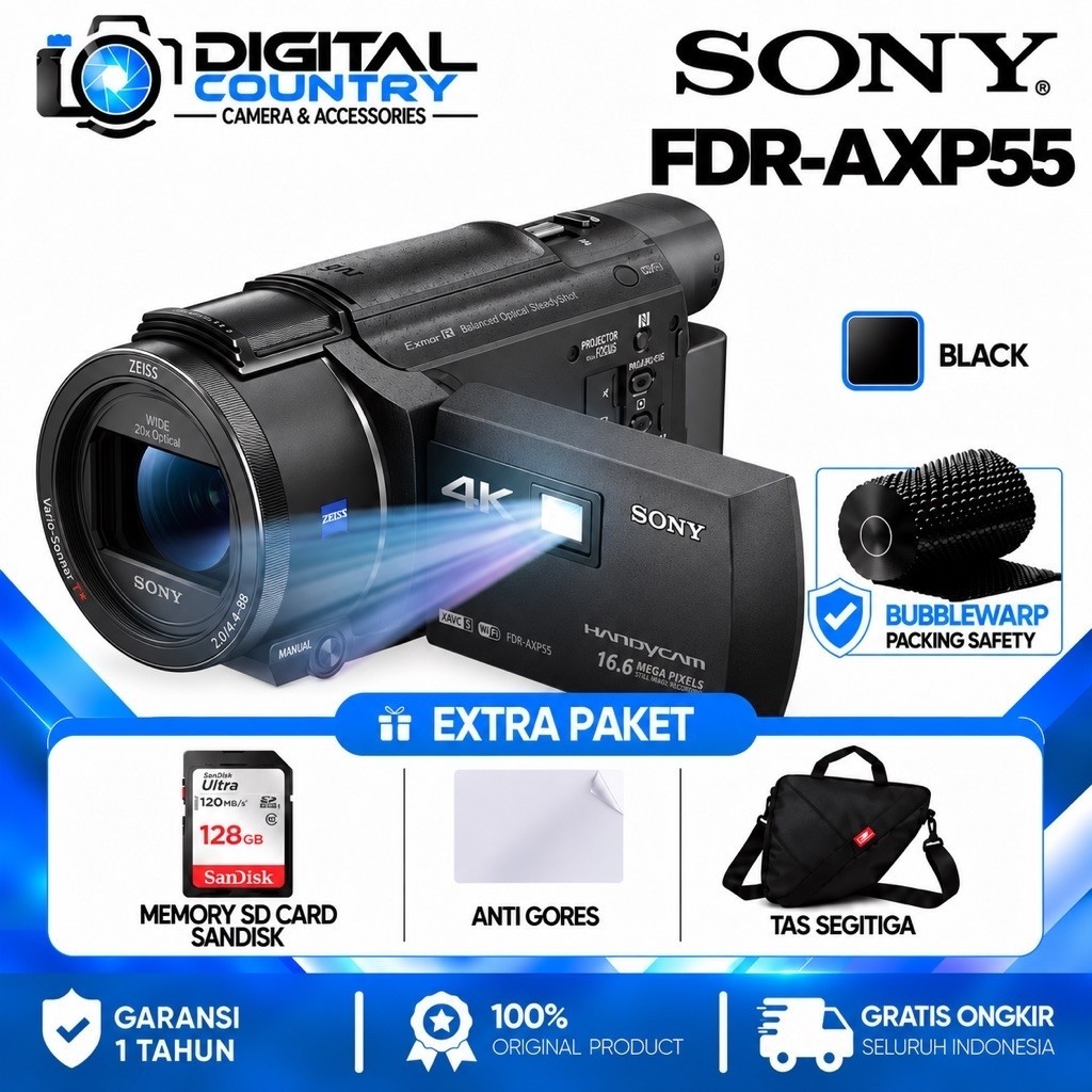 SONY FDR-AXP55 4K HANDYCAM /  SONY FDR-AXP55 4K