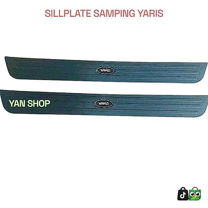 Promo Sillplate Samping Mobil All New Yaris Sill Plate    Sealplate Tahun 2014 2015 2016 2017 2018 2