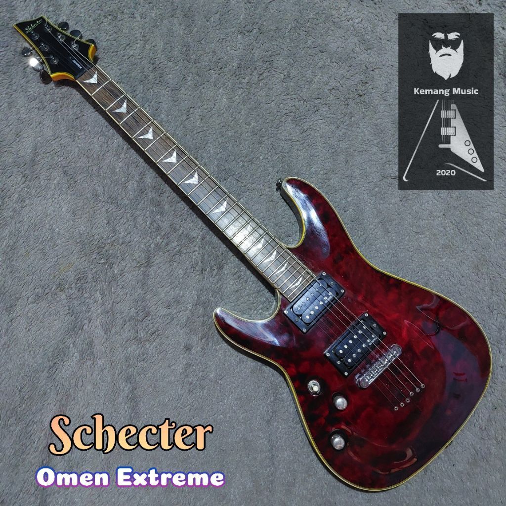 gitar kidal schecter omen extreme lefthand