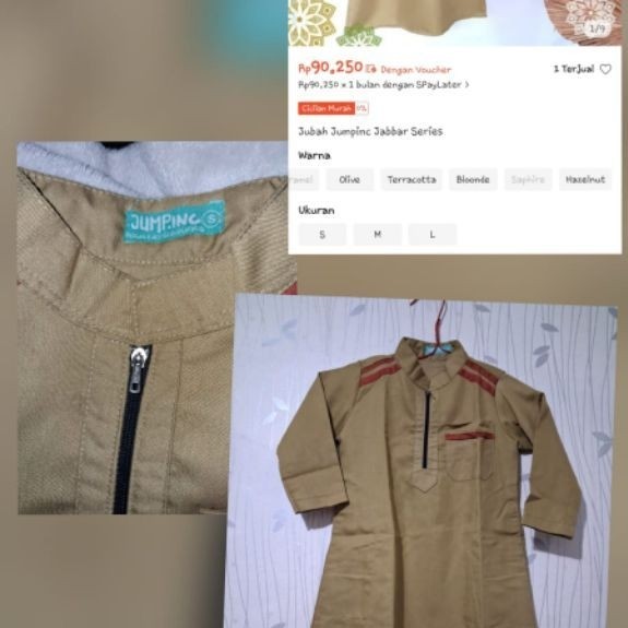 Jubah / gamis / koko anakmerk jump.inc