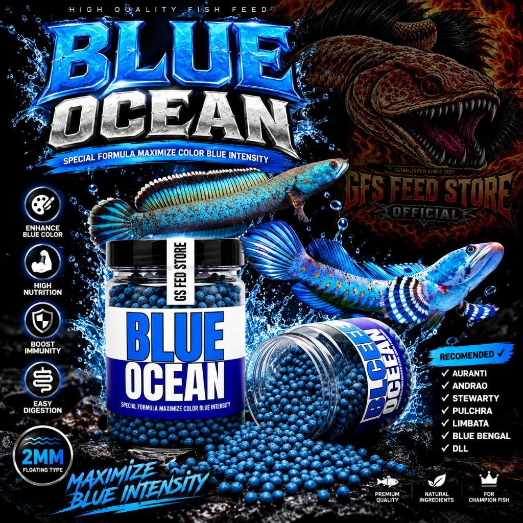 Pelet BLUE OCEAN Pelet Pulchra Andrao Stewarty 100gram