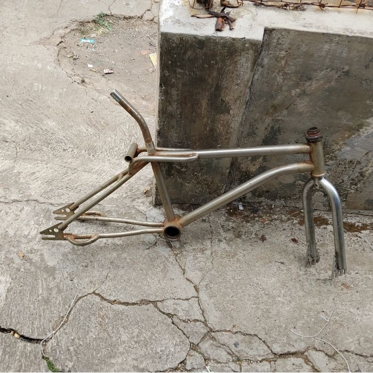 FRAME FORK SEPEDA BMX 20 OS BMX SERI 28633738 ONYX ORYX OLYMPIC JADUL FORK DO MATA TIGA LANGKA