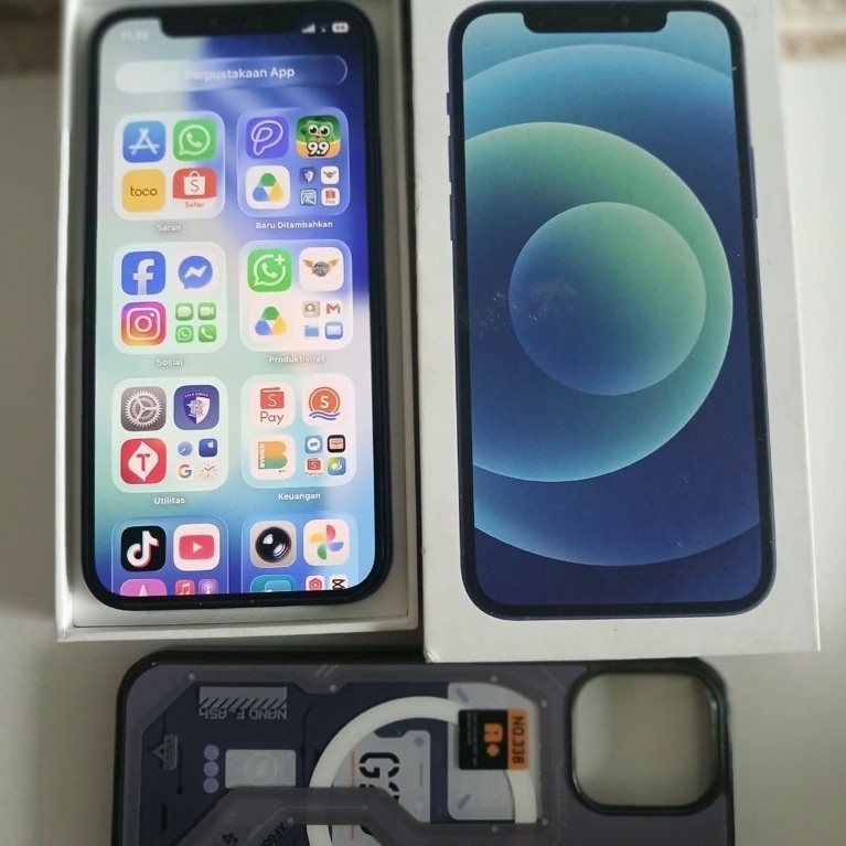 IPHONE 12 BLUE 128GB EX IBOX FULLSET