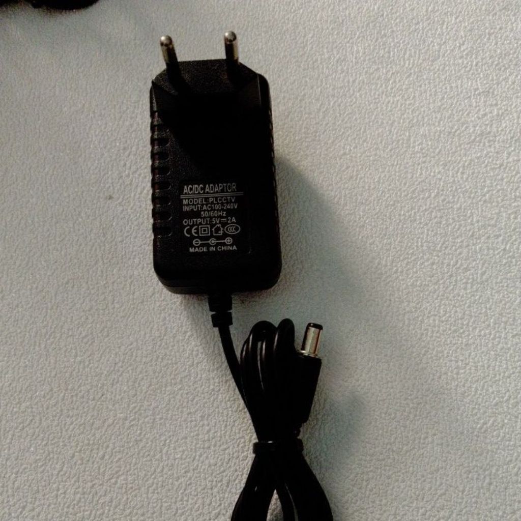 AC/DC Adaptor 5V 2A Model PLCCTV
