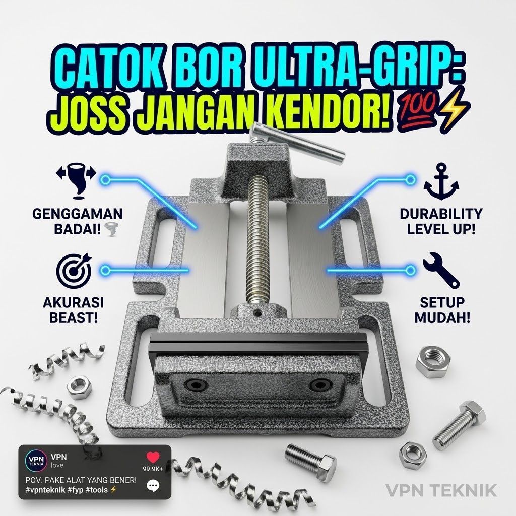 Catok Bor Duduk / Ragum 6 Inchi