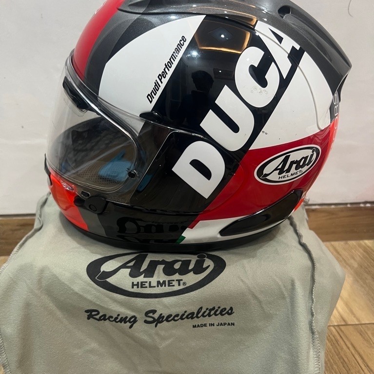Helm Arai Ducati corse power rx7x size L original jdm