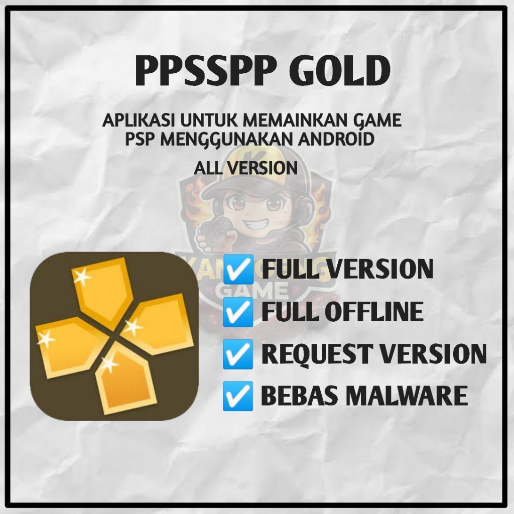 PPSSPP Gold Aplikasi Mainan Game PSP untuk Android Versi Lengkap