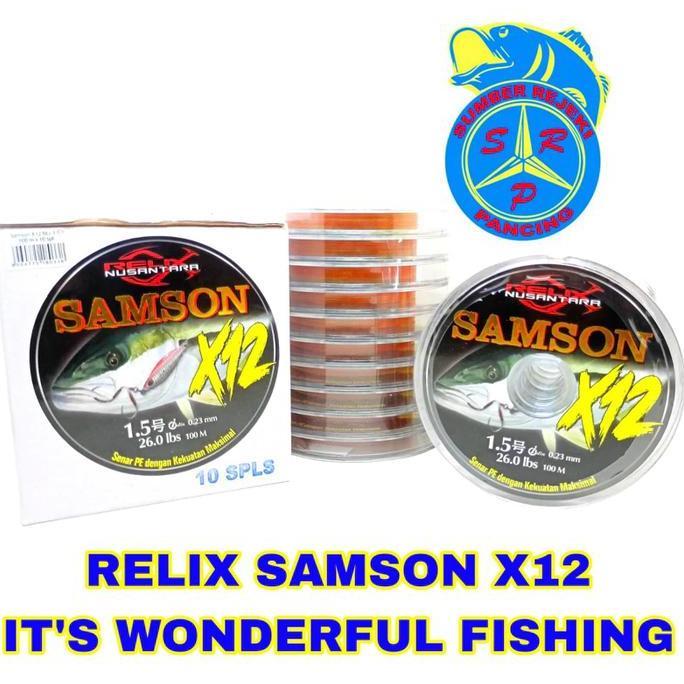 Senar Pe Relix Nusantara Samson x12 100m Conecting