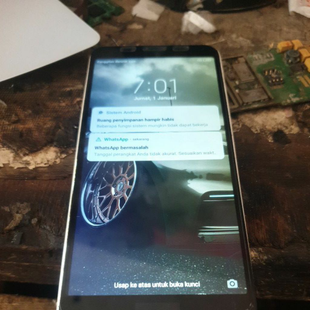 lcd redmi 6a minus sentuh eror
