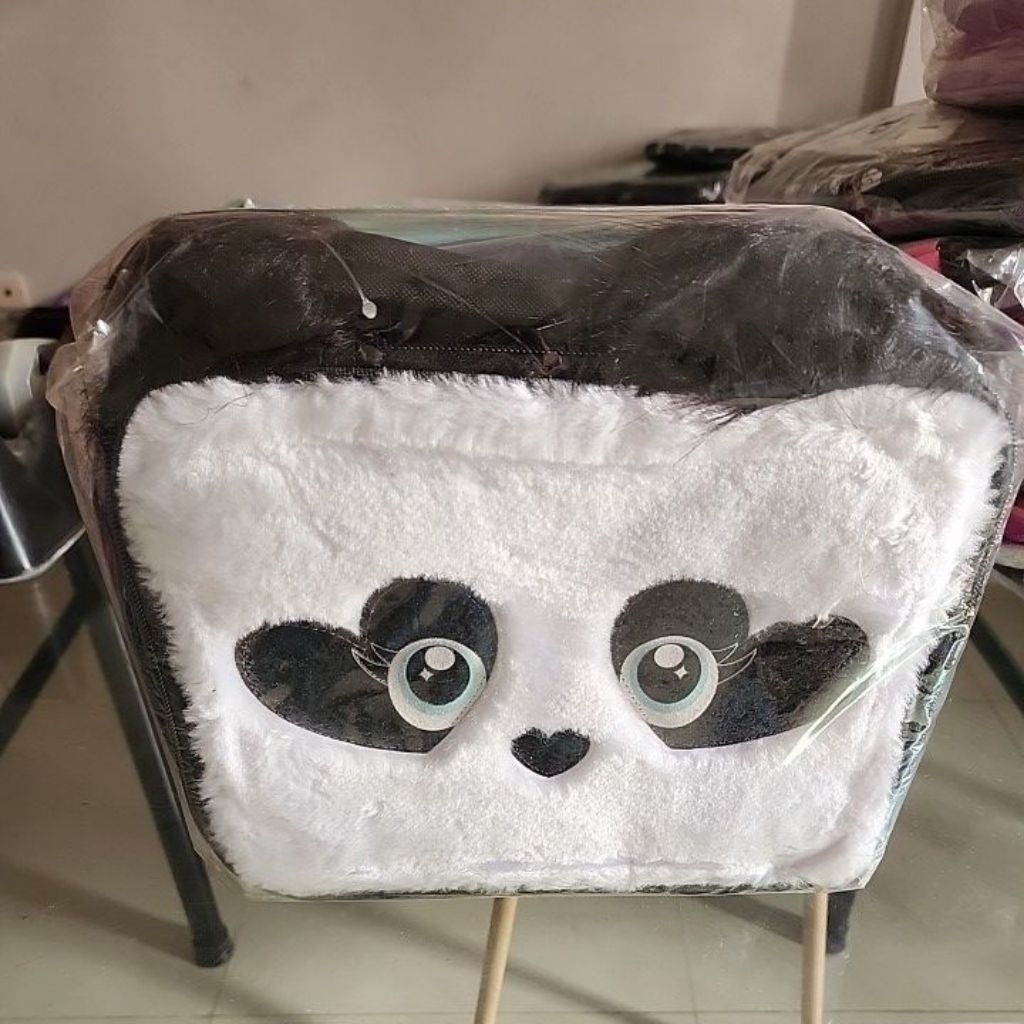JUSTICE PANDA LUNCH TOTE BAG ORIGINAL - TAS BEKAL