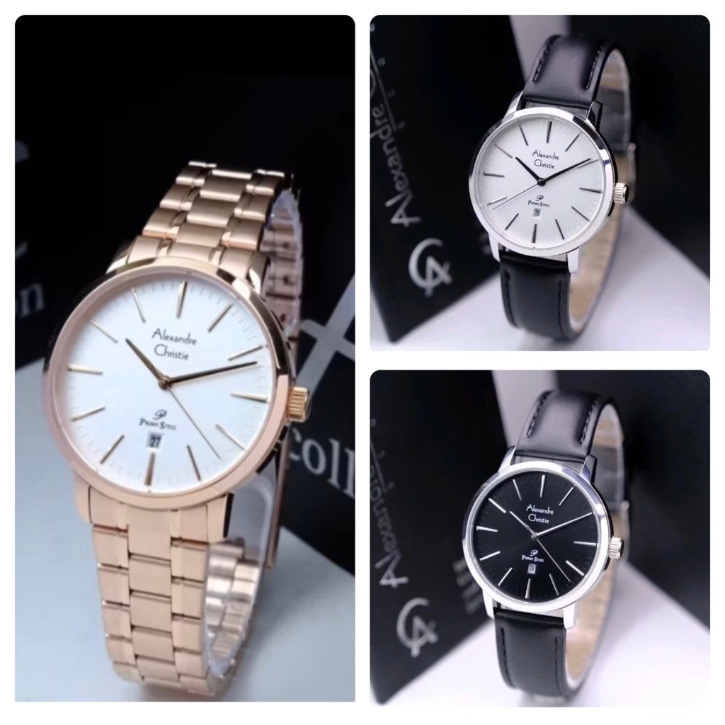 AC 1028LD JAM TANGAN WANITA ALEXANDRE CHRISTIE 1028LD / AC 1028 PRIMO STEEL [ORIGINAL]