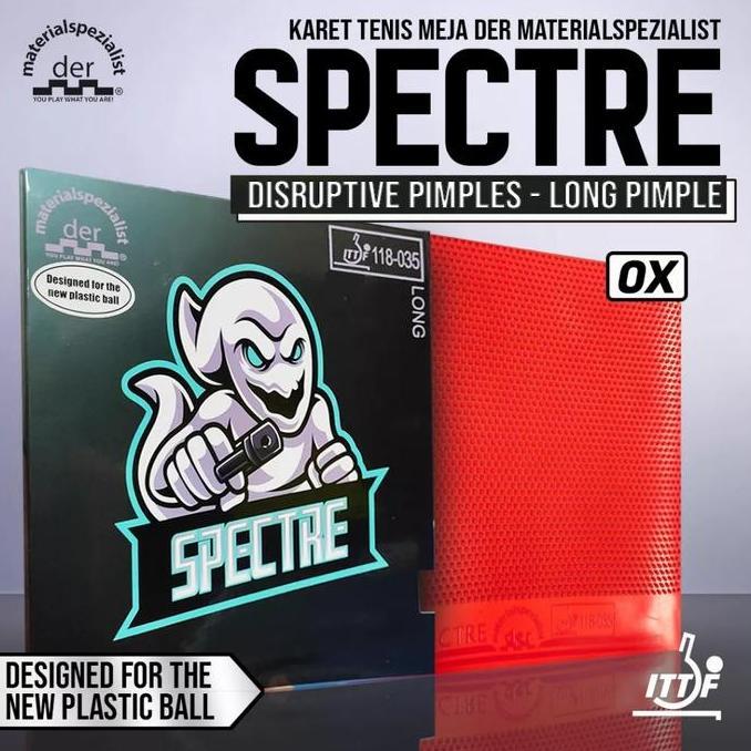 KARET TENIS MEJA BINTIK DER MATERIALSPEZIALIST SPECTRE ORIGINAL