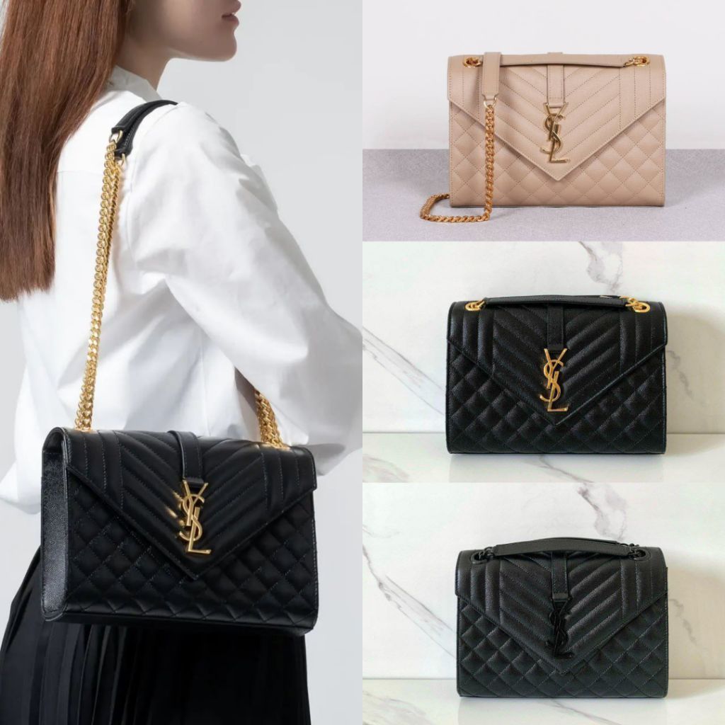 Saint Laurent YSL Envelope Medium Shoulder Bag