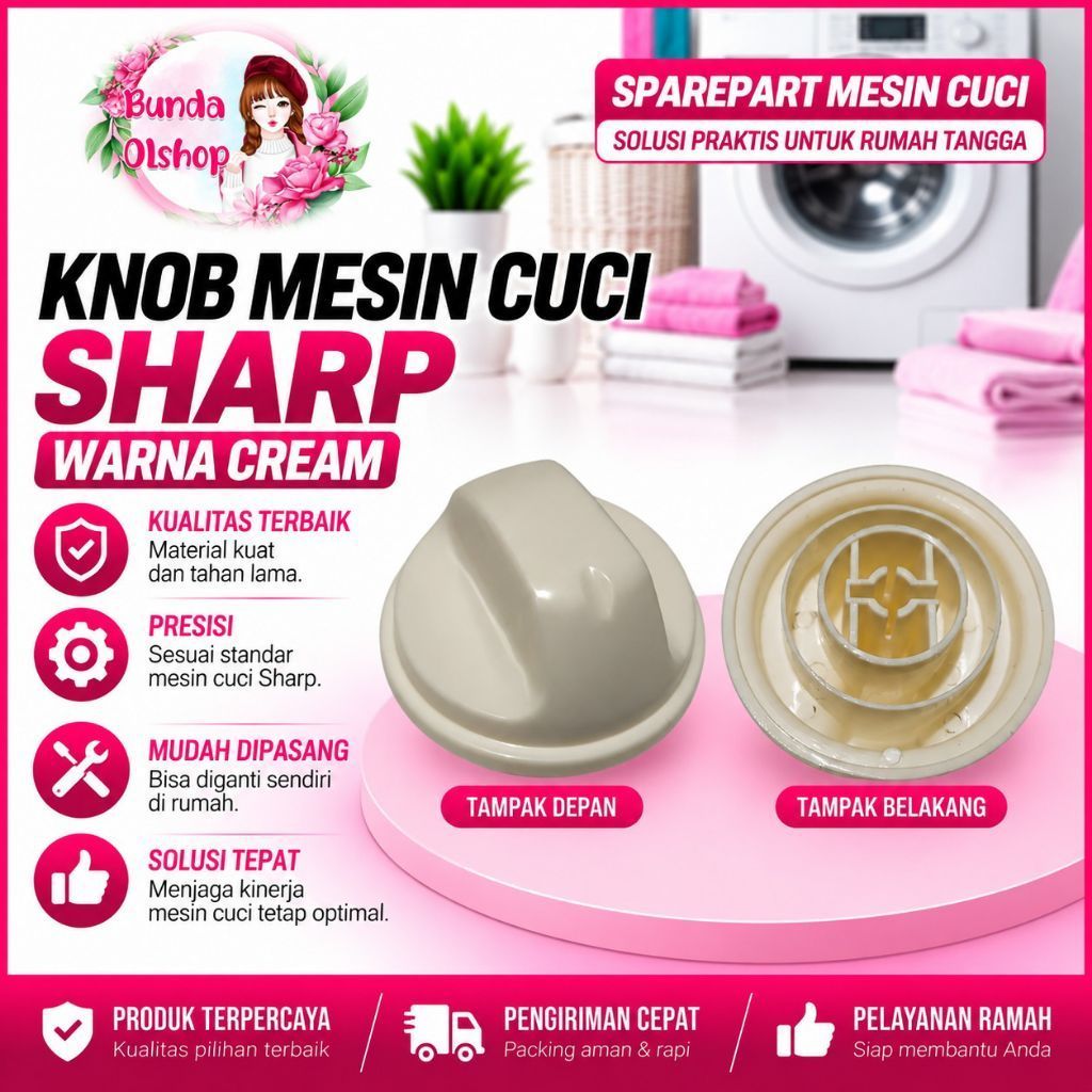 Knop Knob Timer Mesin Cuci Sharp / Putaran Timer Mesin Cuci Sharp