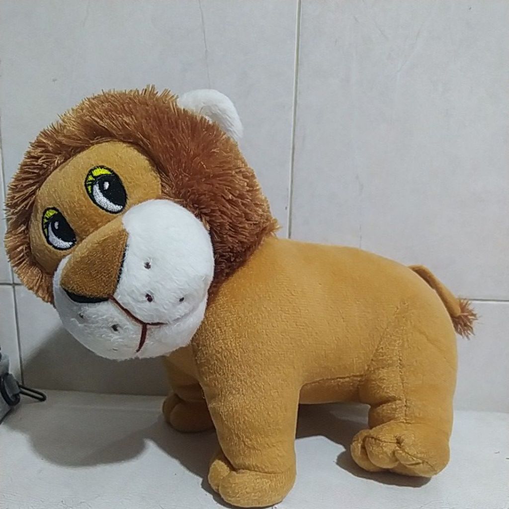 boneka singa lion preloved second