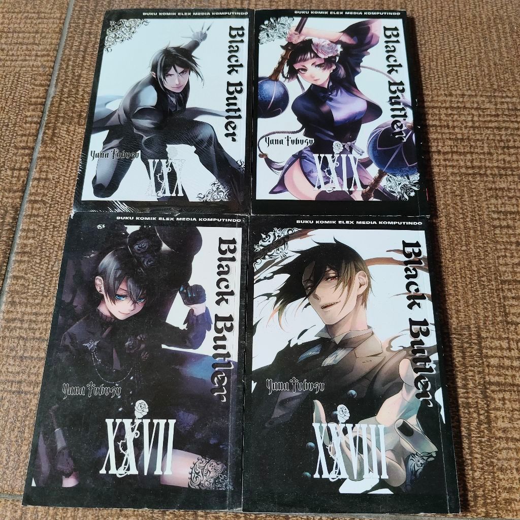 Komik Black Butler 27,28,29,30 Cabutan