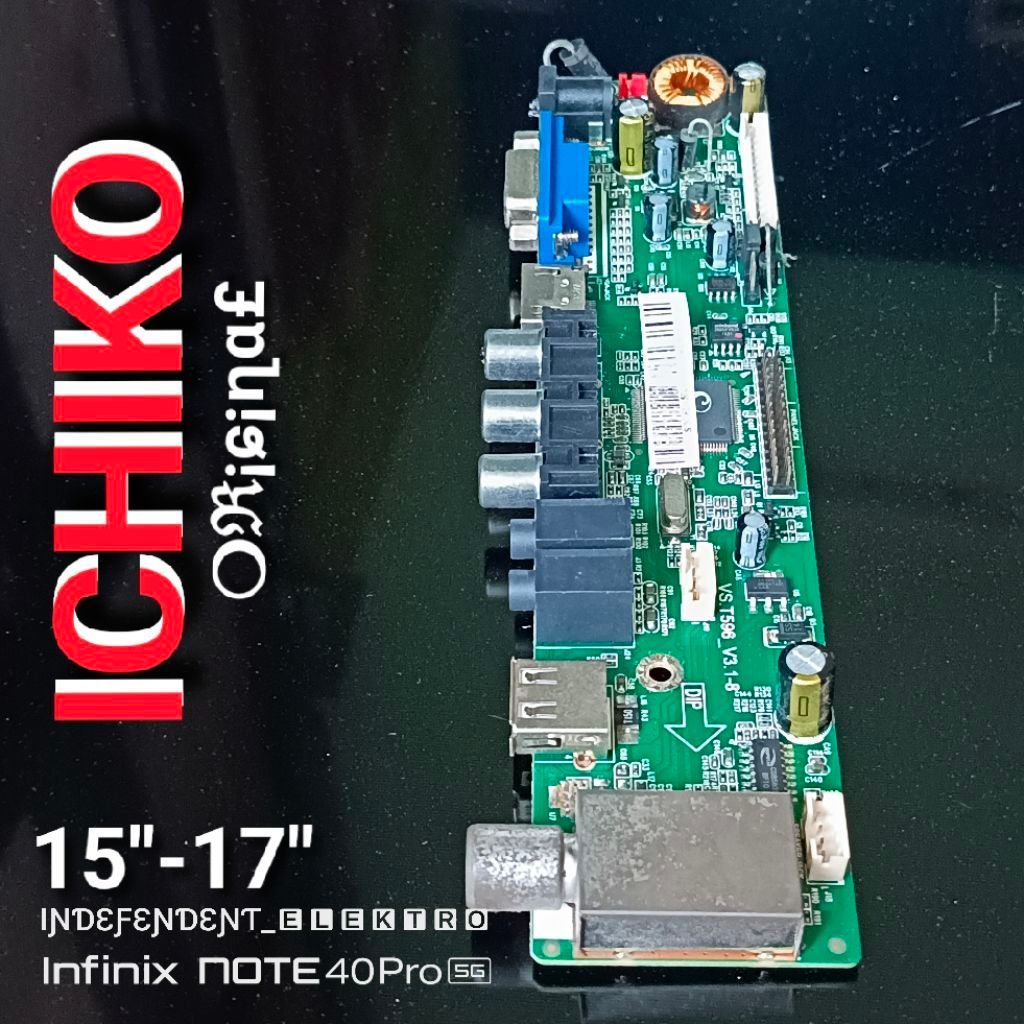 Mainboard Tv ichiko 15inchi   Mainboard Tv ichiko   mesin Tv led ichiko