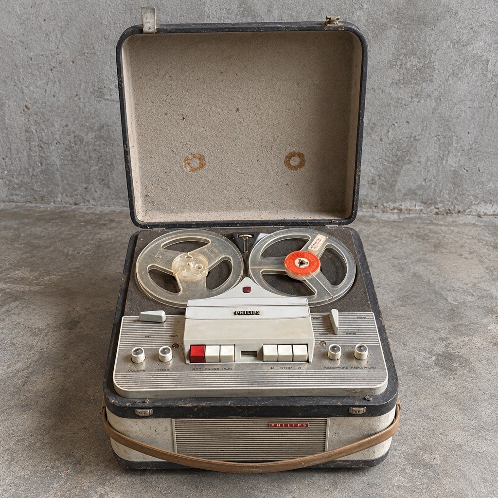 Tape Recorder Philips EL 3534 Stereo Reel to Reel Vintage | Made in Holland ±1962–1966