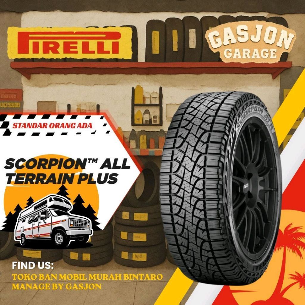 Ban Pirelli 265/65 r18 265 65 R18 Pirelli Scorpion AT Plus 265 65 r18 untuk Fortuner, Pajero, Nisan 