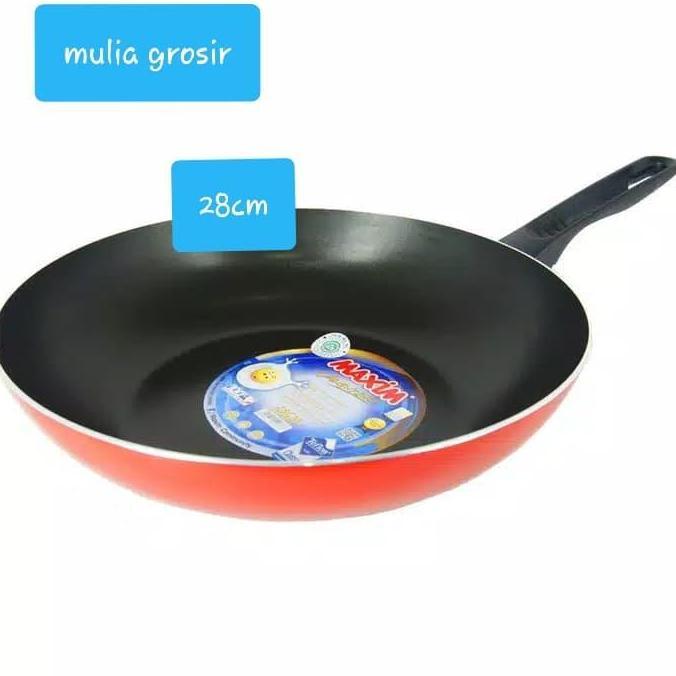 Wajan Maxim / Fry Pan Maxim Valentino 28cm Teflon Maxim Valentino
