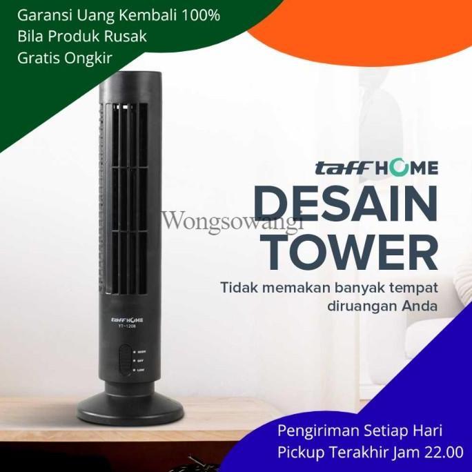 DF241 >> Kipas Angin USB Tower Mini USB Tower Fan - Putih