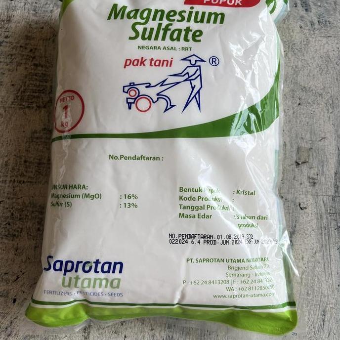 Harvest- Pupuk Magnesium Sulfate Kemasan Pak Tani Mgso4 Garam Inggris