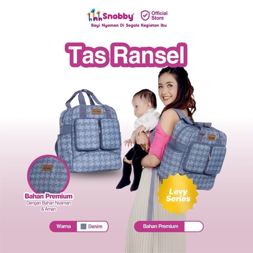 snobby tas ransel levy series