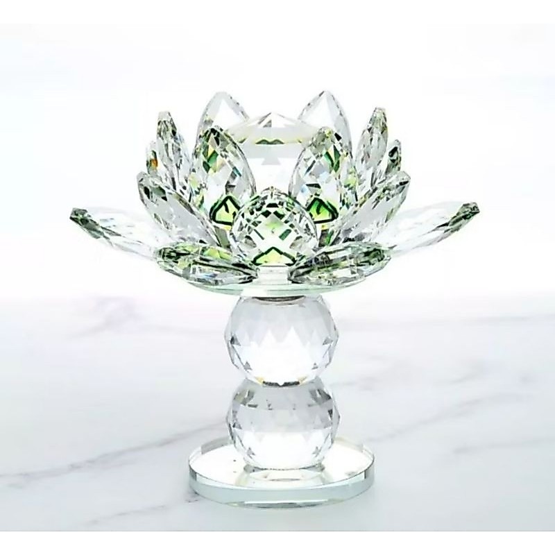 Pajangan Lotus kristal Lh50hz Capodimonte