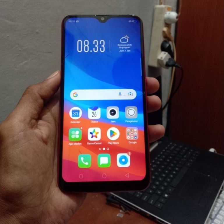 mesin handphone bekas OPO A5s ram 3/32gb minus