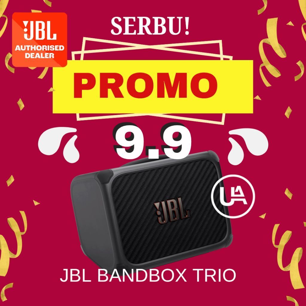 JBL BANDBOX TRIO SPEAKER KARAOKE AI PORTABLE GARANSI RESMI IMS