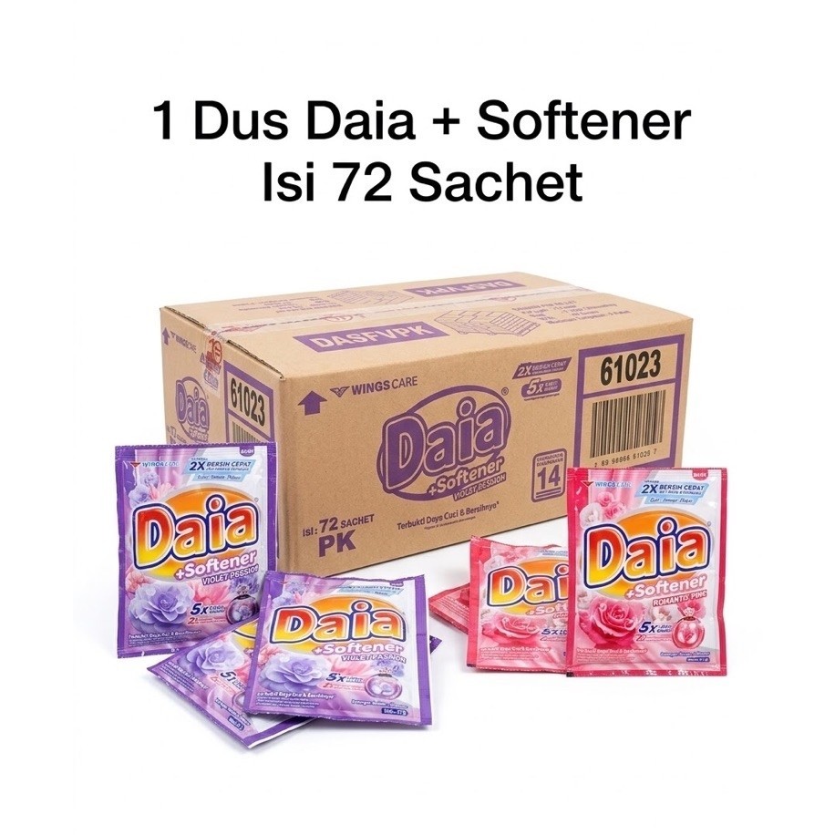 DAIA Sachet Renceng 1 Dus Isi 72 Sachet