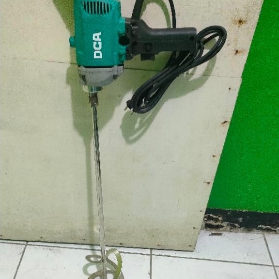 second DCA mesin pengaduk cat semen dll kondisi normal siap pakai kerja