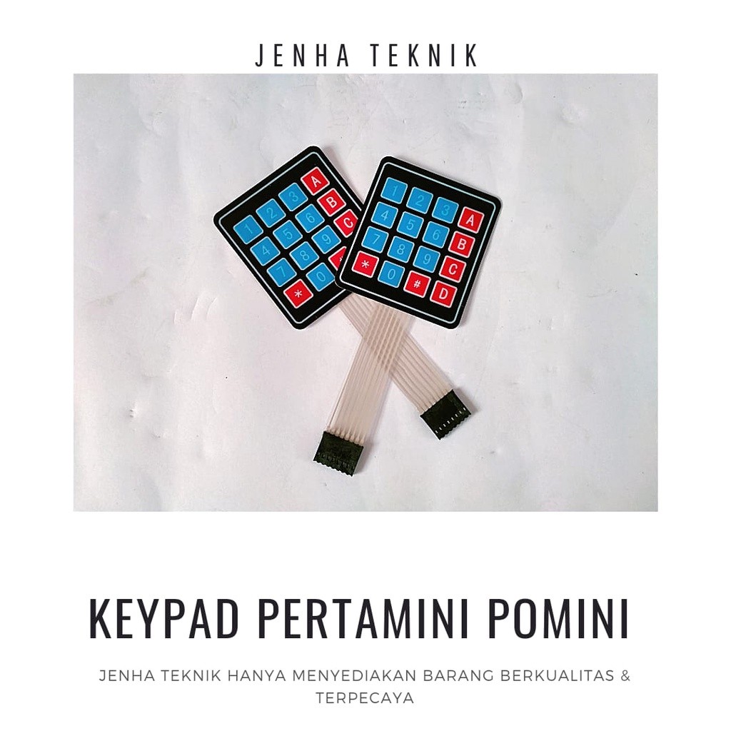 Keypad Pertamini Pomini Keypad Arduino 4x4 Pertamini Pom Mini