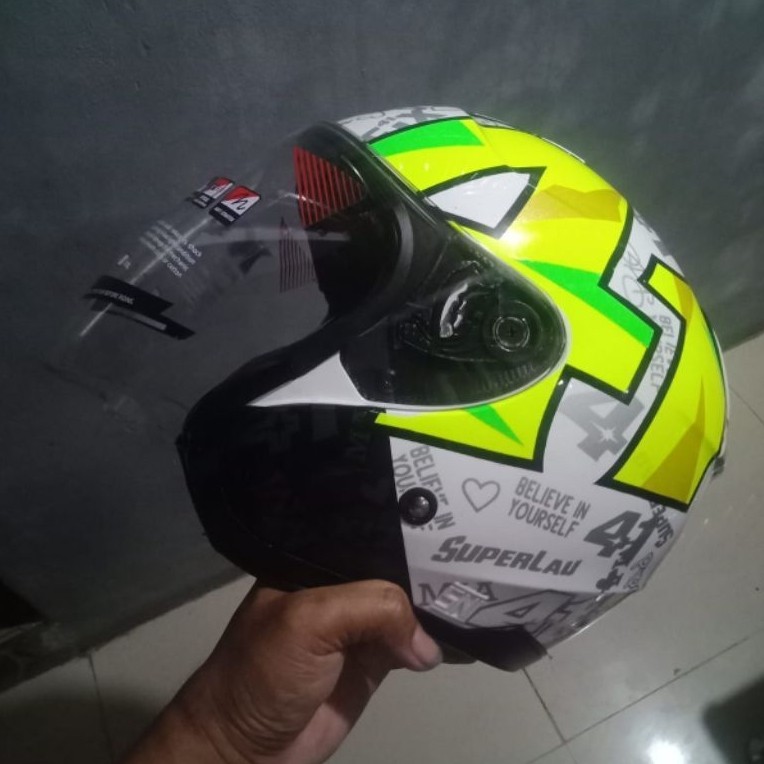 HELM KYT KYOTO REPAINT ESPARGARO WHITE