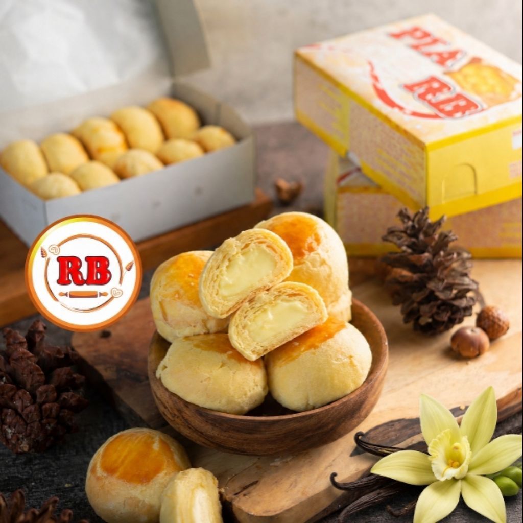 KUE PIA VANILLA ISI 10 / BAKPIA RASA VANILLA Vanila / PIA RB VANILLA