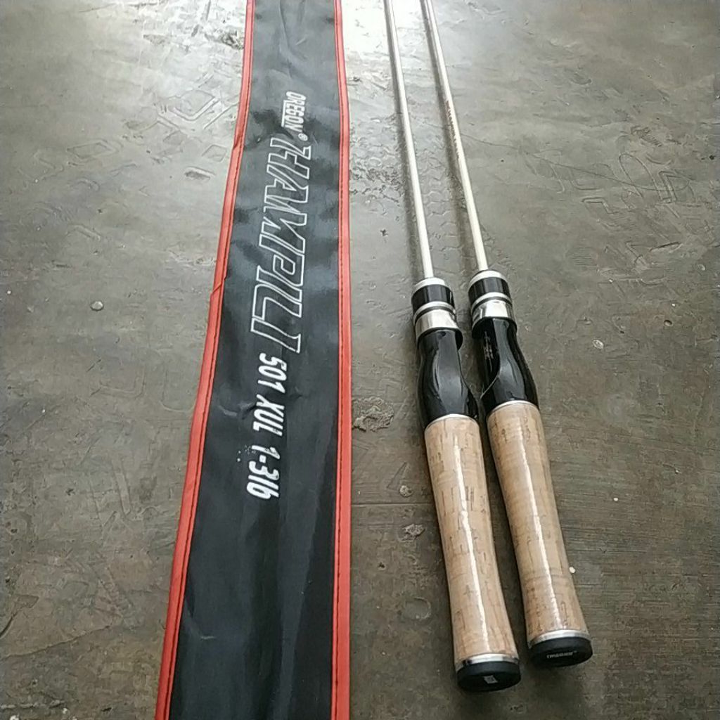 Joran spinning Oregon hampili P.150 1-3lb 2-6lb 501UL 501XUL rod pancing Microfishing ultralight kua