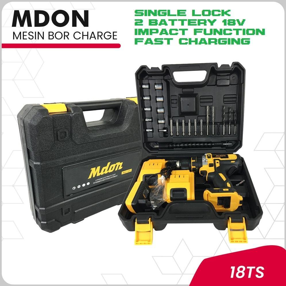 BOR CORDLESS MDON 18V SET 2 BATERAI 18TS / 36