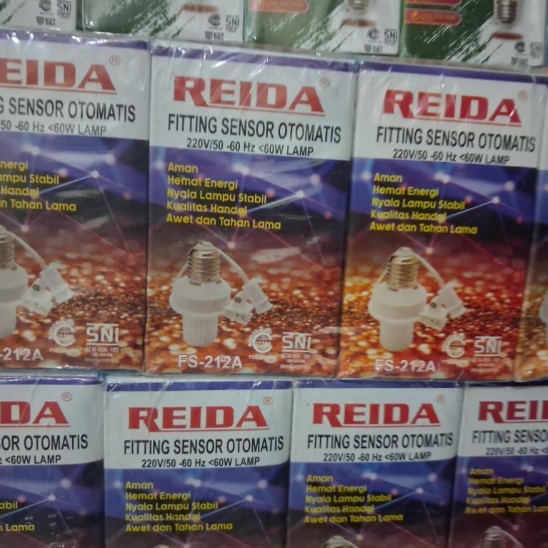REIDA Fitting Sensor Otomatis FS-212A 220V/50-60Hz <60W Lampu