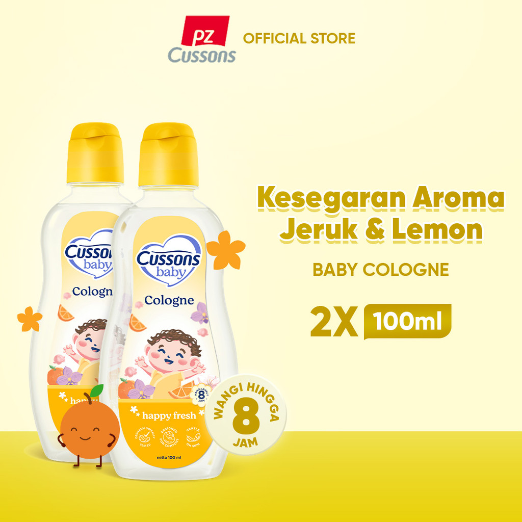 Cussons Baby Happy Fresh Cologne 100ml x2