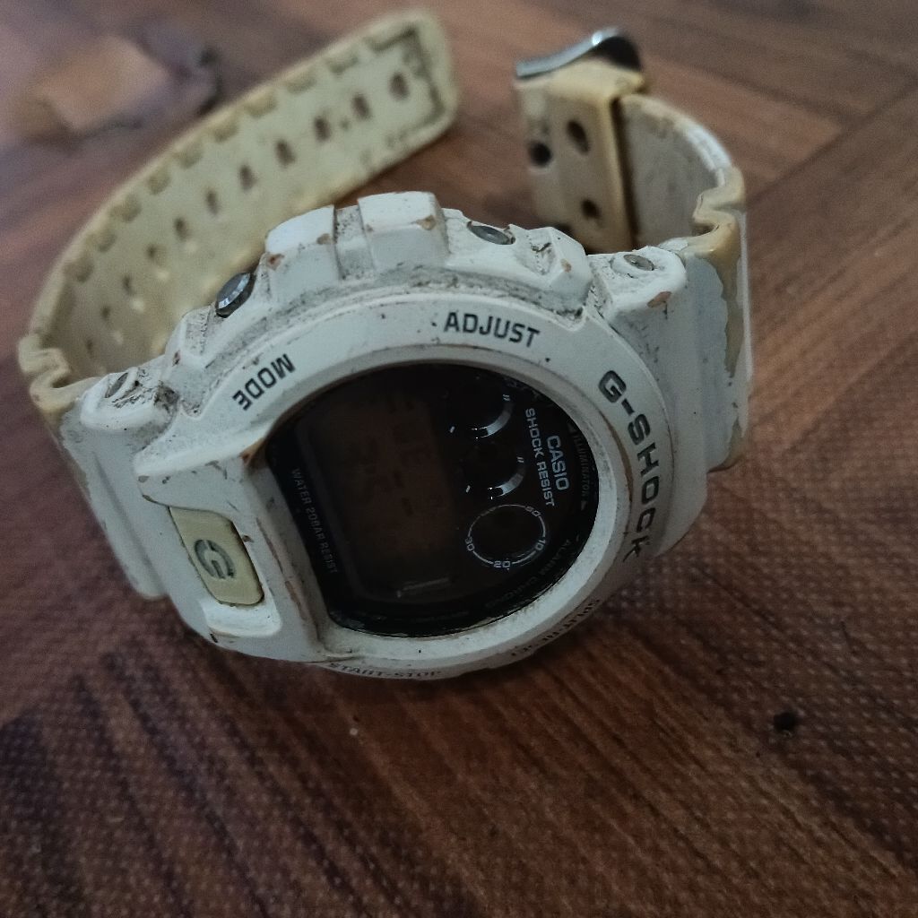 Bezel Strap Casio Gshock DW 6900 6600 Solid White