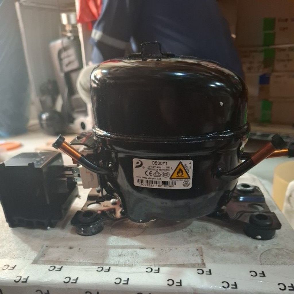 kompresor kulkas 1/8 besar r600a original