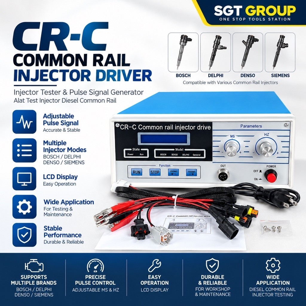 CR-C Common Rail Injector Driver Tester Diesel Injector Tester Common Rail Injector Test Bench Pulse