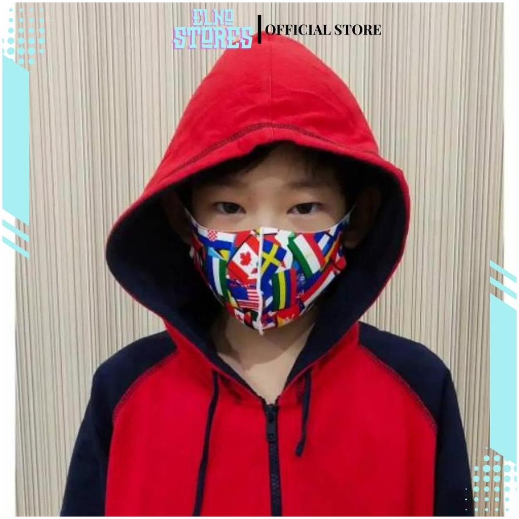 TOKO MURAH ONLINE SURABAYA MASKER SCUBA ANAK PRINTING MASKER KAIN Best Seller