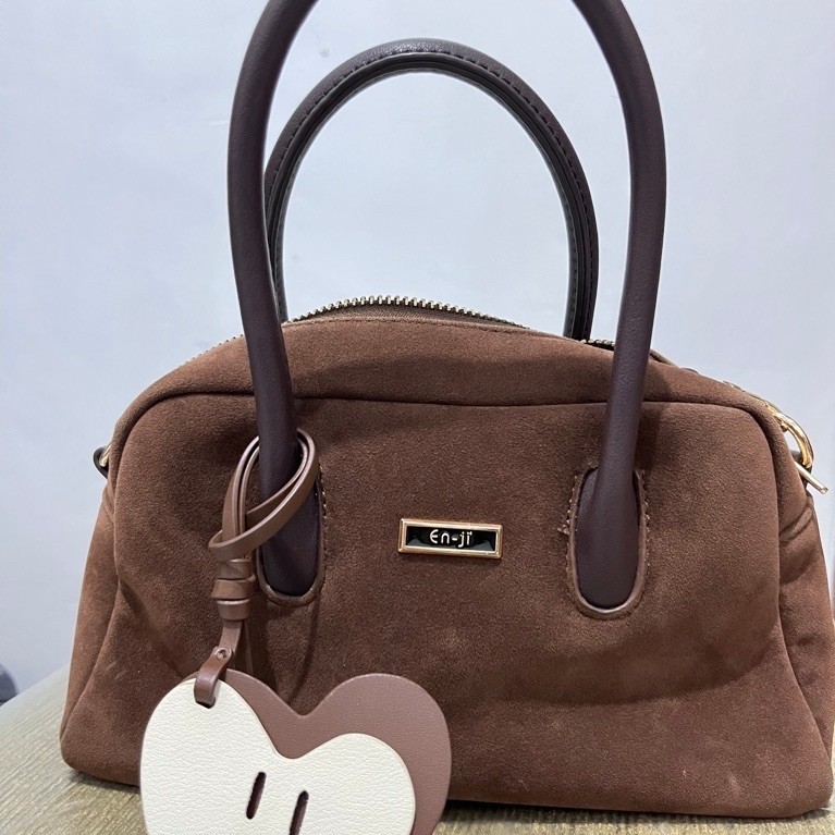 En-ji enji tas kulit wanita elegan solsa handbag/ tas selempang wanita