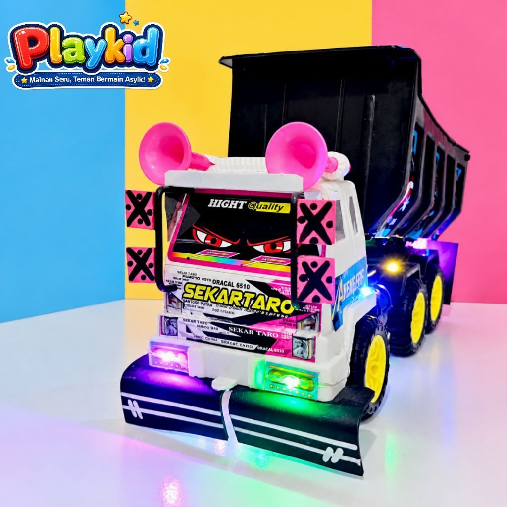 Miniatur truk oleng truk pasir mainan anak anak ttp02 modifilasi