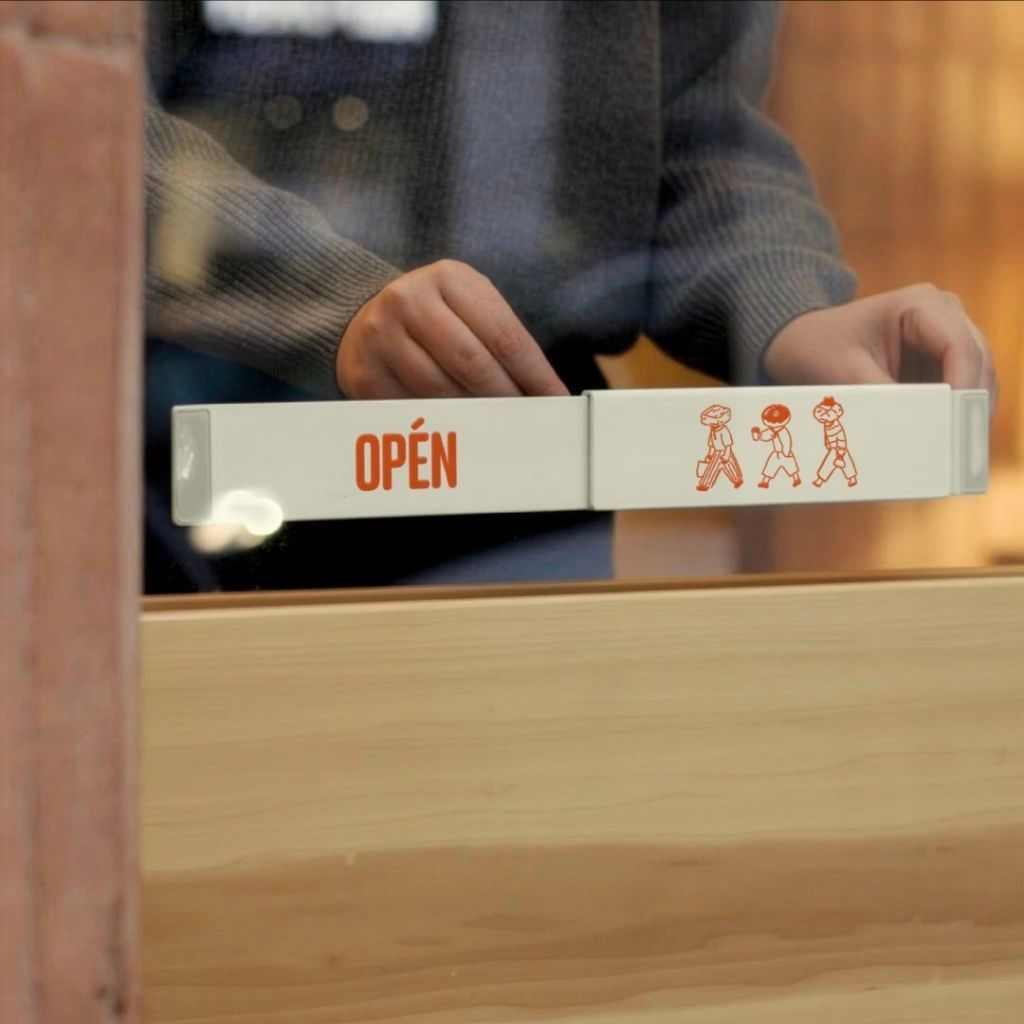 Sign Sliding Open Closed Custom